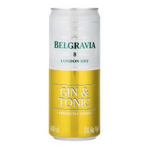Belgravia Gin And Tonic 440ml Cans
